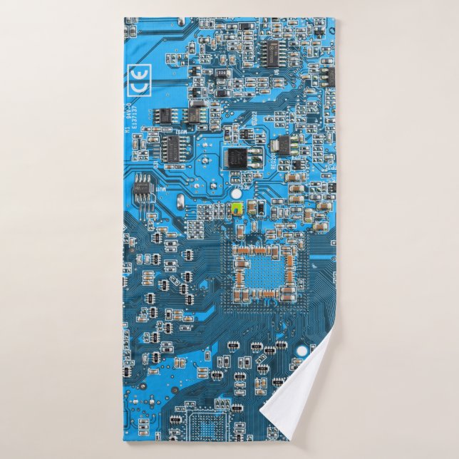 Tarjeta de circuito azul PCB del conjunto del circ (Toalla de baño)