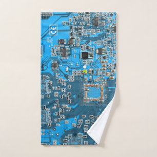 Tarjeta de circuito azul PCB del conjunto del circ