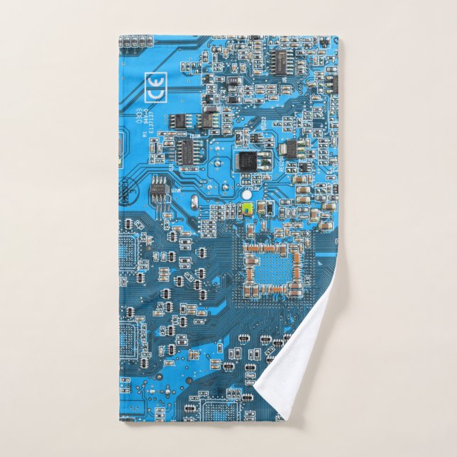 Tarjeta de circuito azul PCB del conjunto del circ (Toalla de mano)
