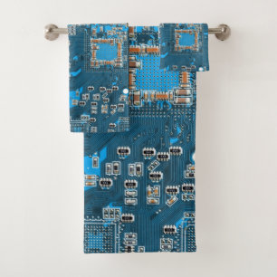 Tarjeta de circuito azul PCB del conjunto del circ