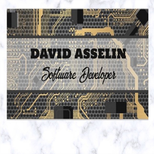 Tarjeta de circuito del desarrollador de software  (Subido por el creador)