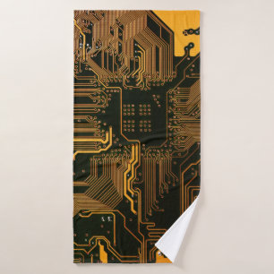 Tarjeta de circuito electrónico del Naranja del PC
