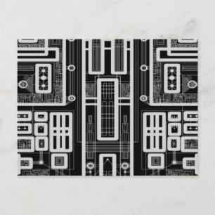 Tarjeta de circuito geométrico