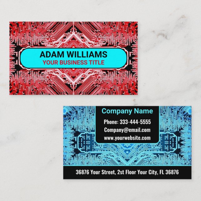 Tarjeta de circuito impreso (PC) (computadora elec (Anverso / Reverso)