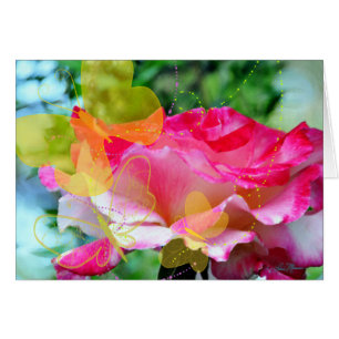 Tarjeta de circuitos de mariposas felices