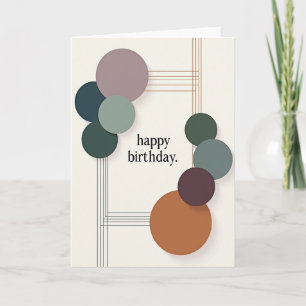 Tarjeta de Círculos de Celebración