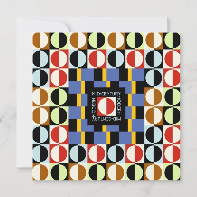 Tarjeta de Círculos de Mediano Siglo (Anverso)