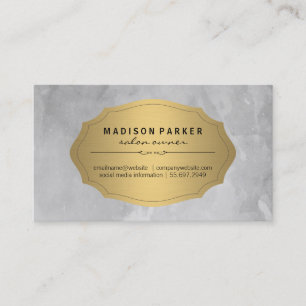 Tarjeta de cita con la etiqueta de oro elegante co