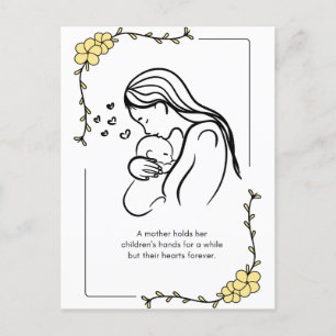 Tarjeta de cita de amor de madre