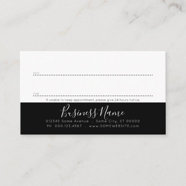 tarjeta de cita de árbol (Anverso)