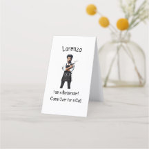 tarjeta de cita de barbero personalizada