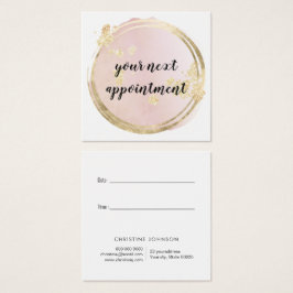 tarjeta de cita de diseño de círculo rosa
