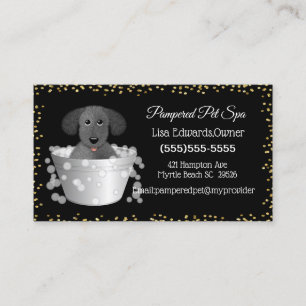 Tarjeta de cita de Dog Grooming Dog Spa