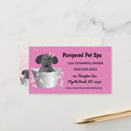 Tarjeta de cita de Dog Grooming Dog Spa