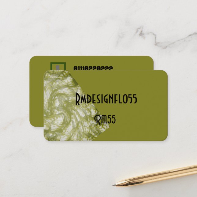 Tarjeta de cita de flujo superior RMdesignflo55 (Anverso/Reverso In Situ)