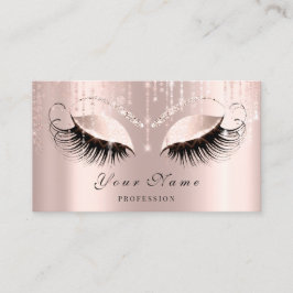 Tarjeta de cita de Hair Eyelashes para artistas de