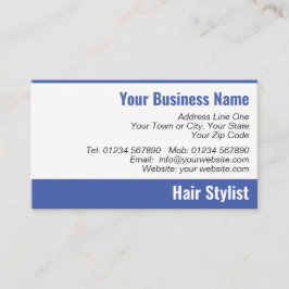 Tarjeta de cita de Hair Stylist