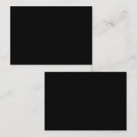 Tarjeta de Cita de Lujo Negra | Elegancia Minimali