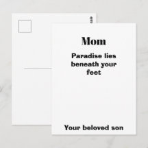 Tarjeta de cita de mamá regalo para mamá