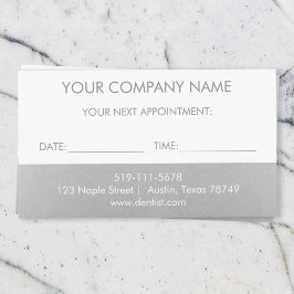 Tarjeta de cita de Salón de Belleza