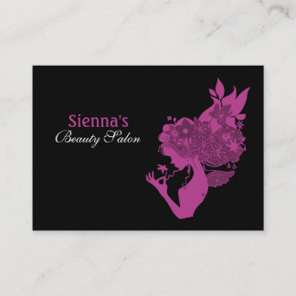 Tarjeta de cita de salón de belleza (Plum)
