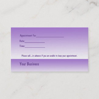 Tarjeta de cita de yoga para mujeres de Lotus viol