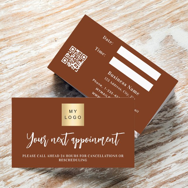 Tarjeta de cita del logotipo empresarial del naran (Subido por el creador)