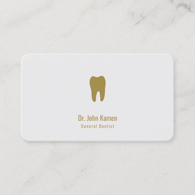 Tarjeta de cita dental profesional | Dentista (Anverso)