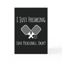 Tarjeta de cita divertida de Pickleball Accesorios
