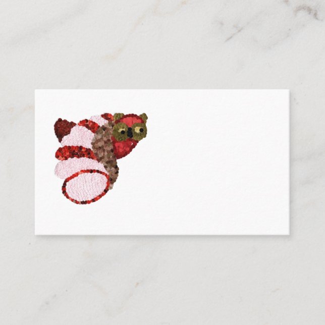 Tarjeta de cita estándar Owl (Anverso)