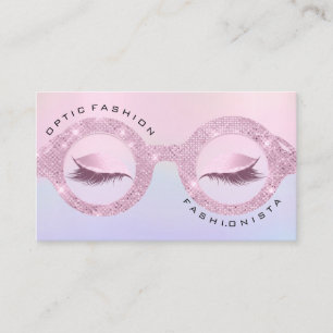 Tarjeta de cita Gafas Optic Ombre Rosa