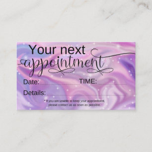 Tarjeta de cita Hair Stylist