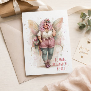 Tarjeta de Cita Inspiradora Hada de Ánimo