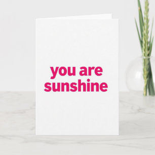Tarjeta de cita minimalista Sunshine