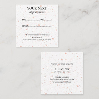 Tarjeta de cita moderna de Paint Splatter