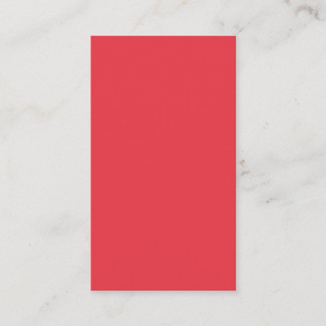 Tarjeta de cita moderna de Tomate Rojo - Personali (Anverso)