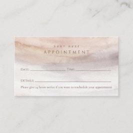 Tarjeta de cita moderna, elegante y acuarela