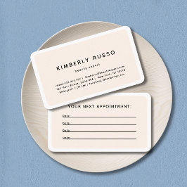 Tarjeta de cita moderna, moderna y de moda