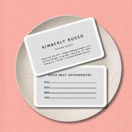 Tarjeta de cita moderna, moderna y de moda