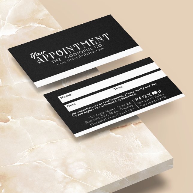 Tarjeta de cita negra (Subido por el creador)