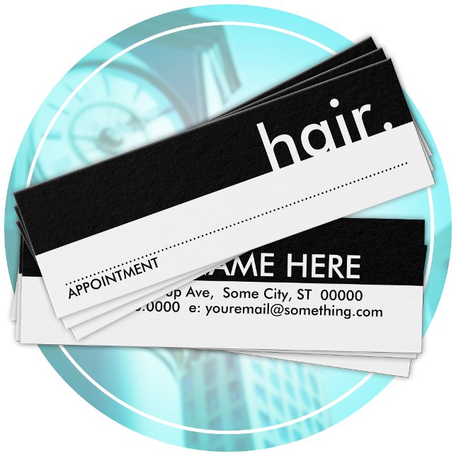 tarjeta de cita para cabello (Subido por el creador)