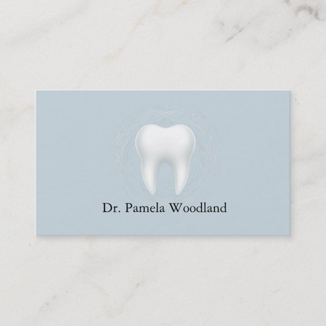 Tarjeta de cita para diseño de mutis dental de cui (Anverso)