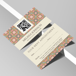Tarjeta de Cita para Esteticista de Cuidados de la