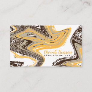 tarjeta de cita para golpes de naranja y chocolate