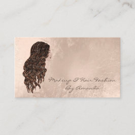 Tarjeta de cita para maquillaje Hairdresser Stylis
