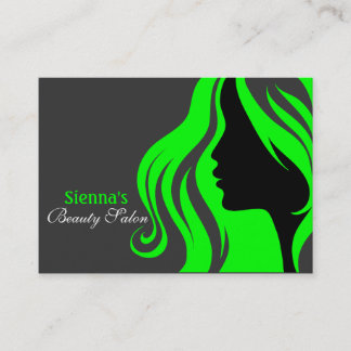 Tarjeta de cita para peluquero (Lime)