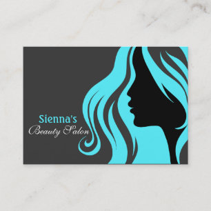 Tarjeta de cita para peluquero (Turquesa)