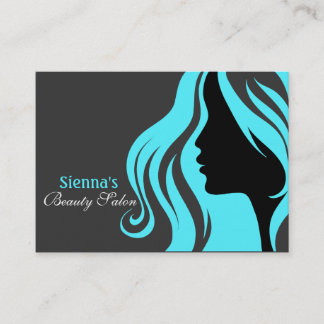 Tarjeta de cita para peluquero (Turquesa)