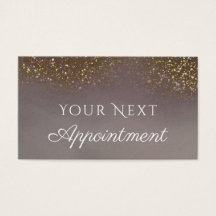 tarjeta de cita para purpurina líquido