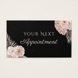 Tarjeta de cita para Rosas tropicales